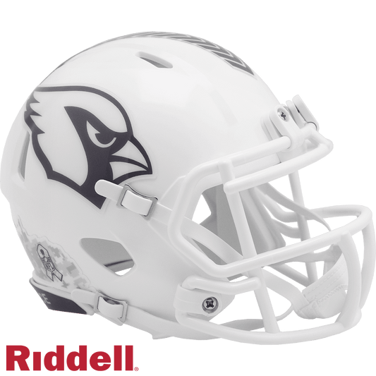 Arizona Cardinals Riddell Mini Speed Helmet Salute Service - ToylandEU