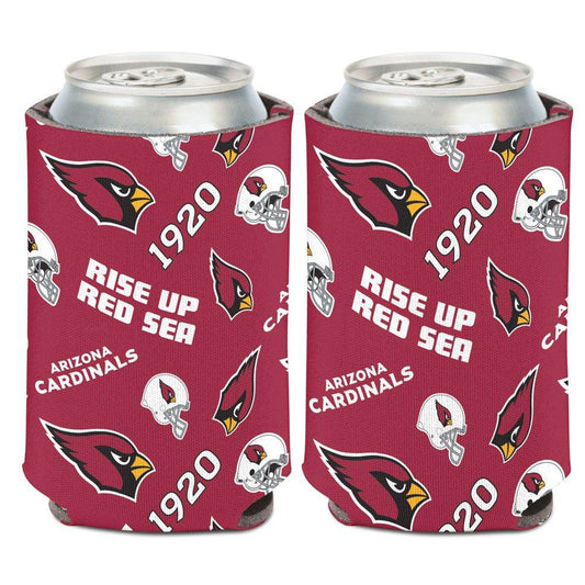 Arizona Cardinals Scatterprint Design Can Cooler 12 Oz Foam - ToylandEU