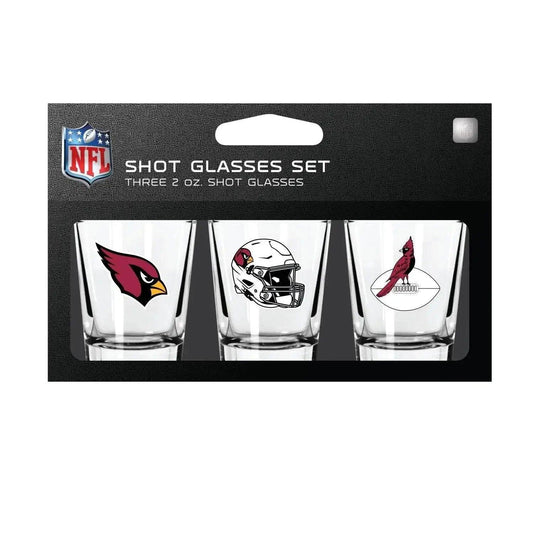  Arizona Cardinals Shot Glass Set Three Pack Dishwasher Safe -  ToylandEU™