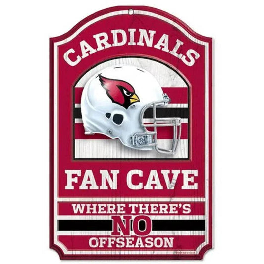  Arizona Cardinals Sign 11x17 Wood Fan Cave Design -  ToylandEU™