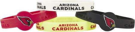 Arizona Cardinals Silicone Bracelets 4 Officially Licensed - ToylandEU