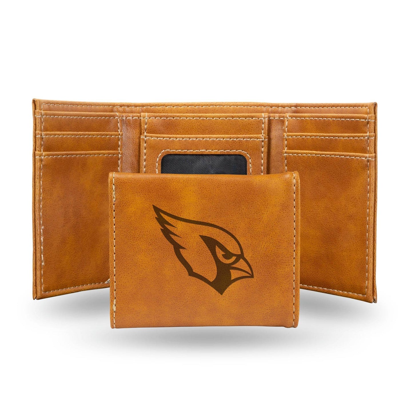 Arizona Cardinals Trifold Leather Wallet Laser Engraved - ToylandEU