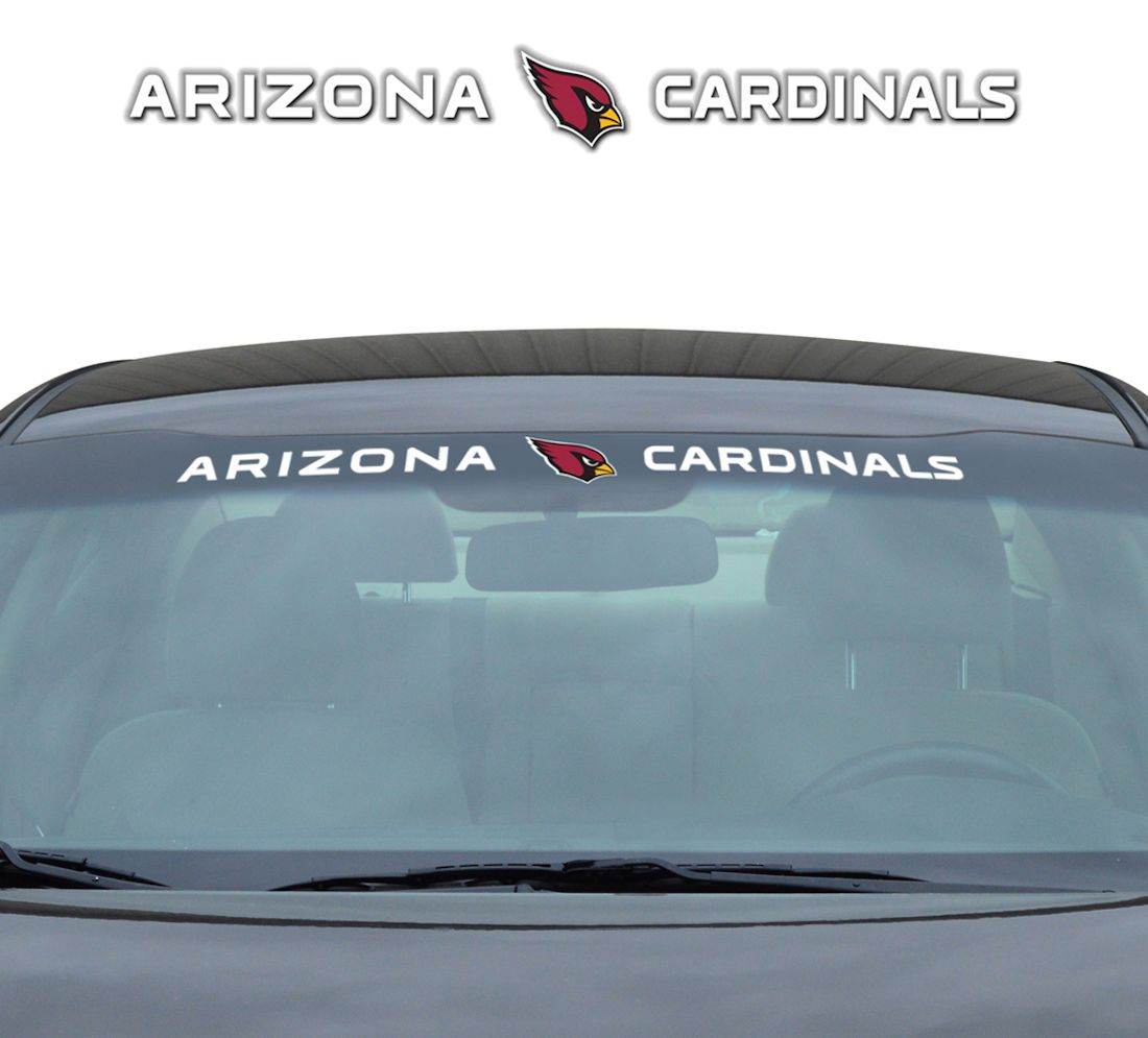 Arizona Cardinals Windshield Decal 35x4 Durable Vinyl - ToylandEU