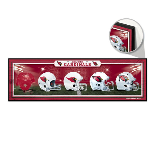 Arizona Cardinals Wood Sign 9x30 Helmet Design Indoor Decor - ToylandEU