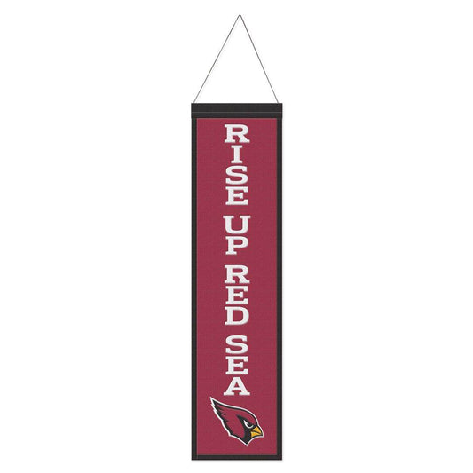 Arizona Cardinals Wool Banner 8x32 Heritage Slogan Design - ToylandEU