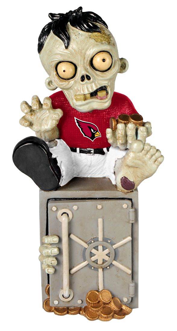 Arizona Cardinals Zombie Figurine Bank Forever Collectibles - ToylandEU
