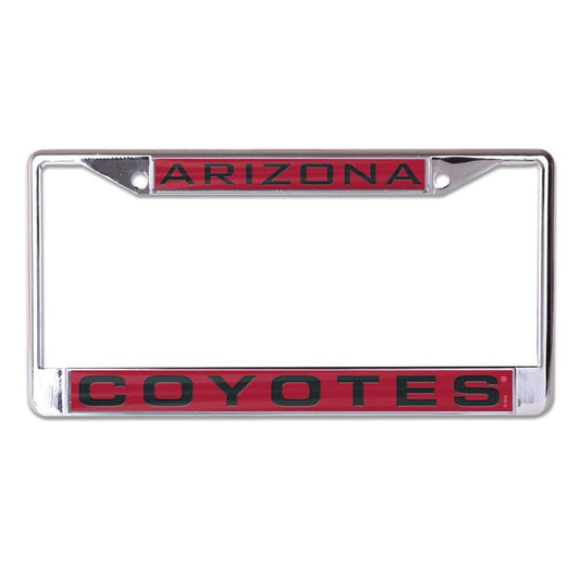 Arizona Coyotes Inlaid Style Chrome License Plate Frame - ToylandEU
