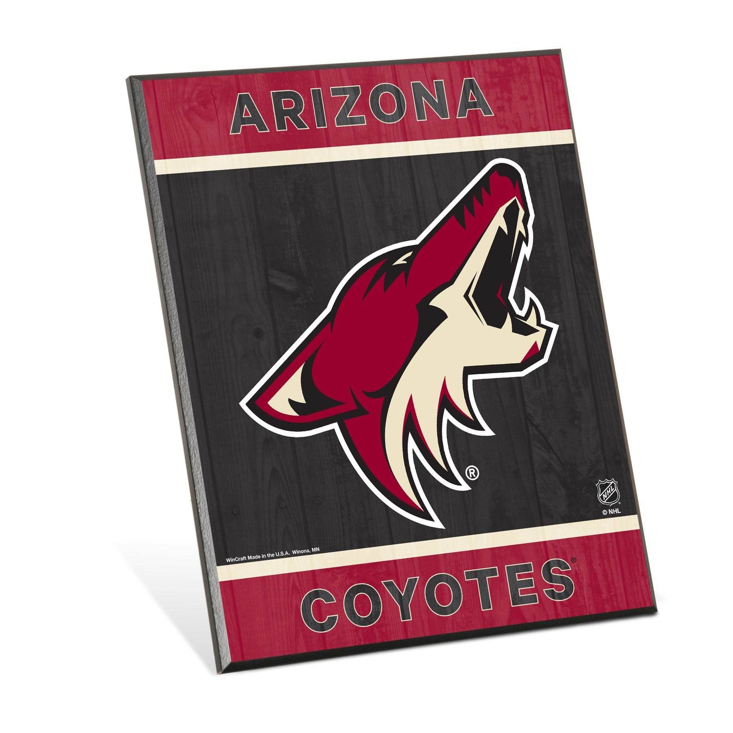 Arizona Coyotes Sign 8x10 Wood Plaque Collectible Authentic - ToylandEU