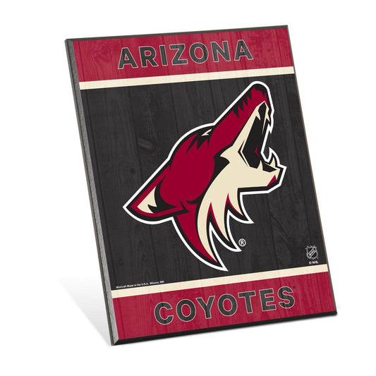 Arizona Coyotes Sign 8x10 Wood Plaque Collectible Authentic - ToylandEU