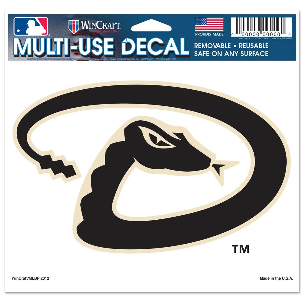 Arizona Diamondbacks 5x6 Multi Use Color Decal Custom Order - ToylandEU