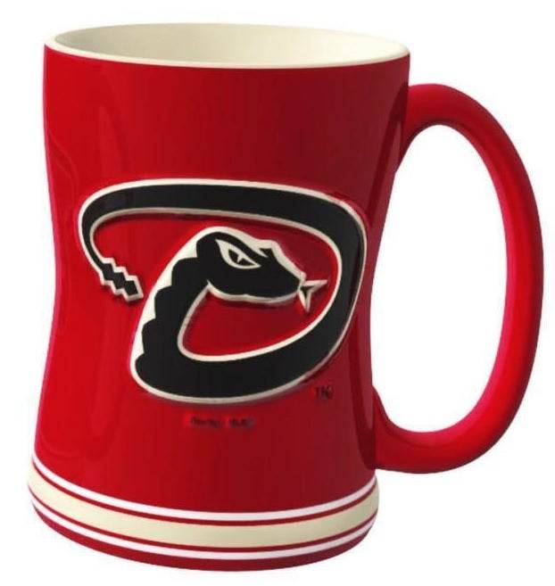 Arizona Diamondbacks Coffee Mug 14 Oz Sculpted Relief - ToylandEU