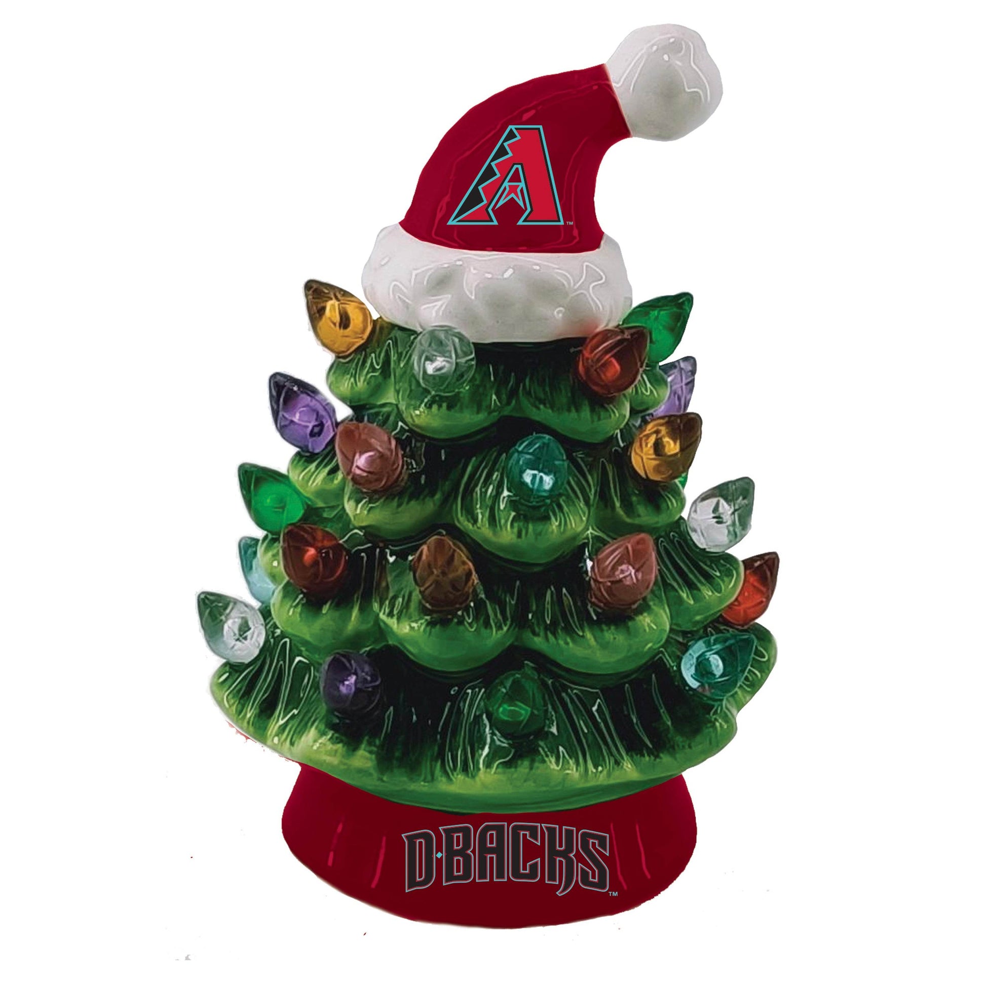 Arizona Diamondbacks LED Christmas Tree Tabletop Ornament - ToylandEU
