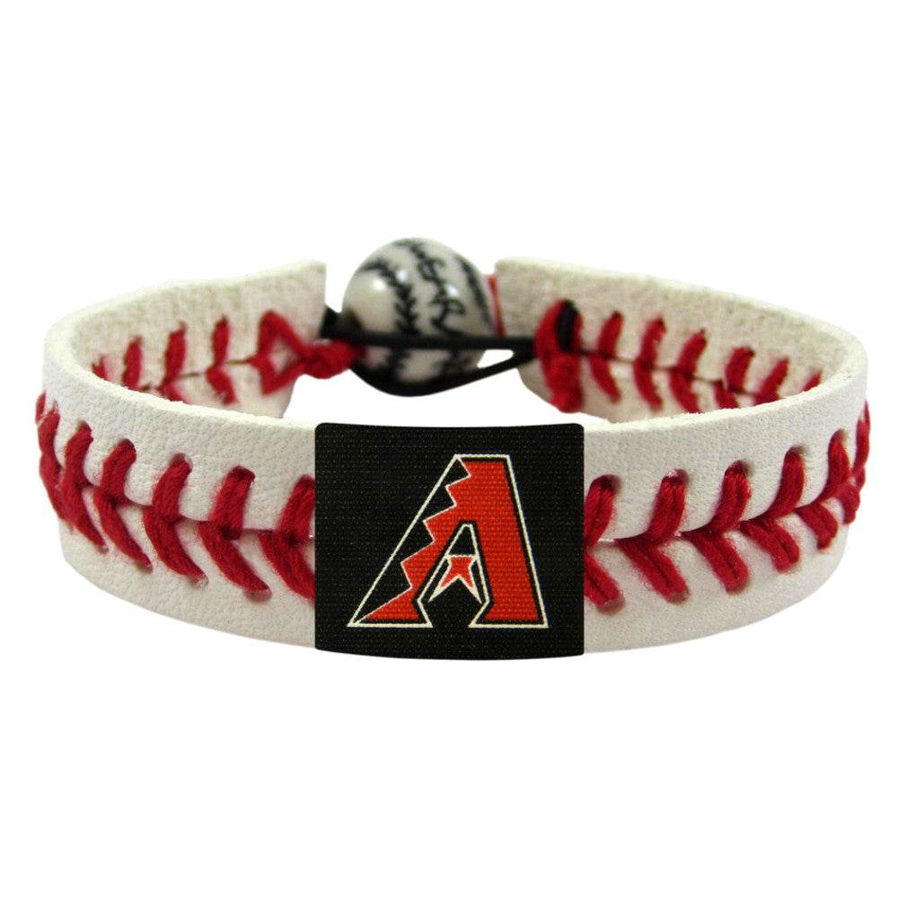 Arizona Diamondbacks Leather Baseball Bracelet A Logo Bead - ToylandEU