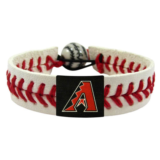 Arizona Diamondbacks Leather Baseball Bracelet A Logo Bead - ToylandEU