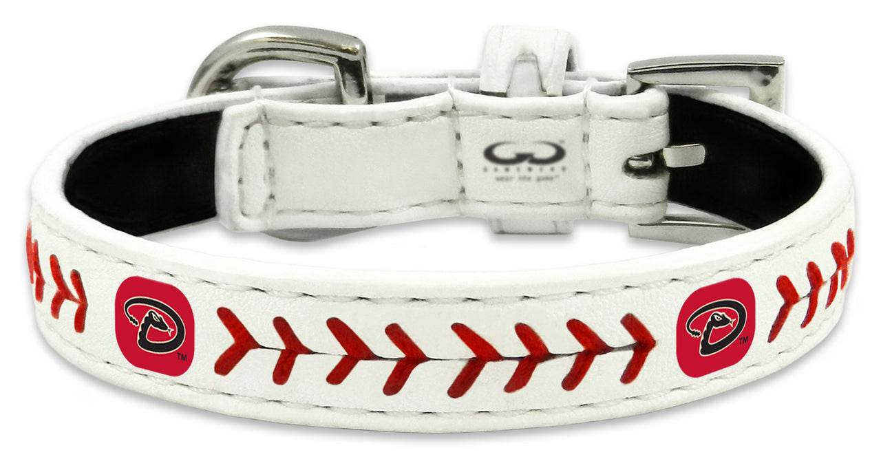 Arizona Diamondbacks Leather Baseball Pet Collar Toy - ToylandEU