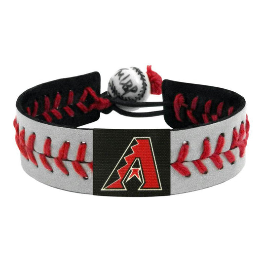 Arizona Diamondbacks Leather Bracelet With Ceramic Bead - ToylandEU