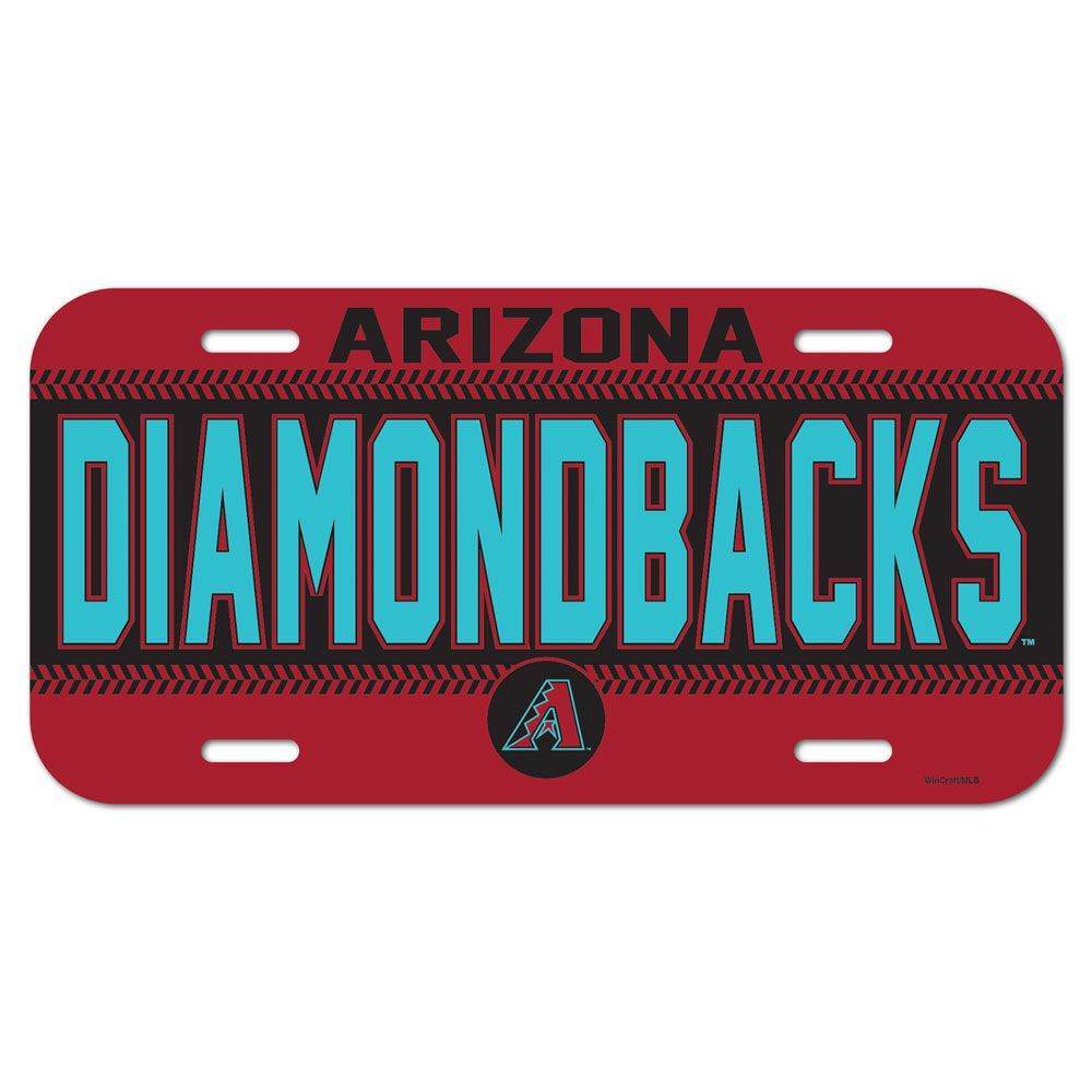 Arizona Diamondbacks License Plate Plastic - ToylandEU