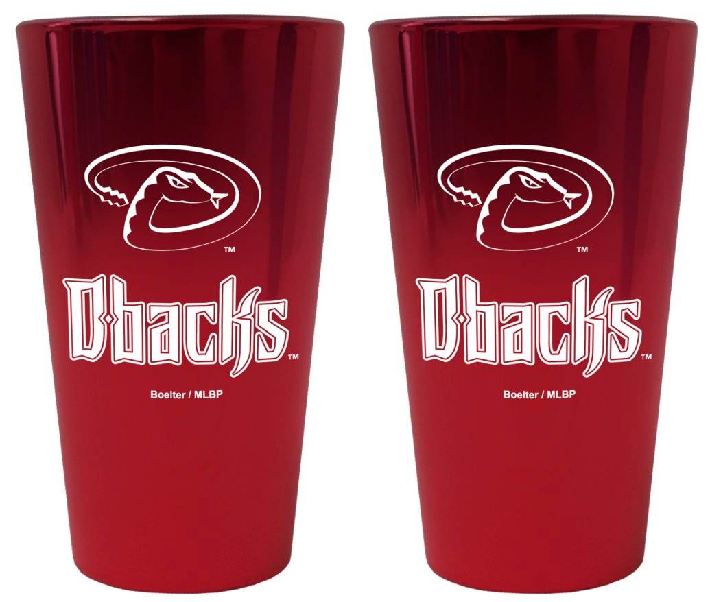 Arizona Diamondbacks Lusterware Pint Glass Set of 2 - ToylandEU