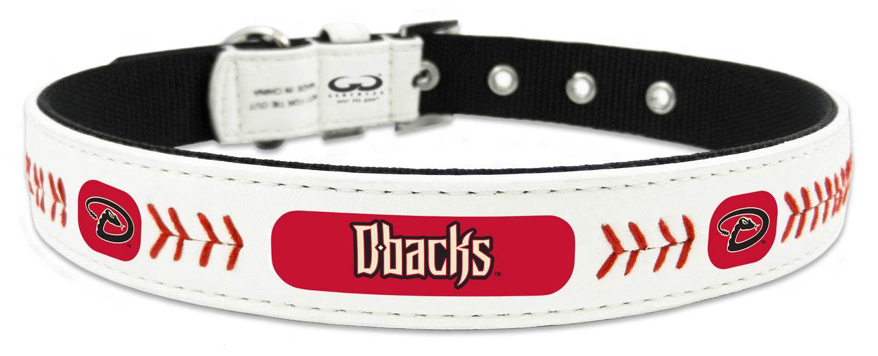 Arizona Diamondbacks Pet Collar GameWear Leather Size Small - ToylandEU