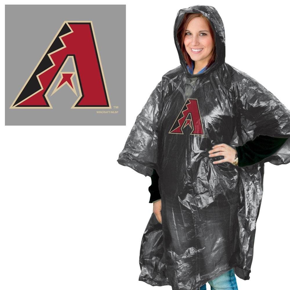 Arizona Diamondbacks Rain Poncho One Size Fits Most - ToylandEU