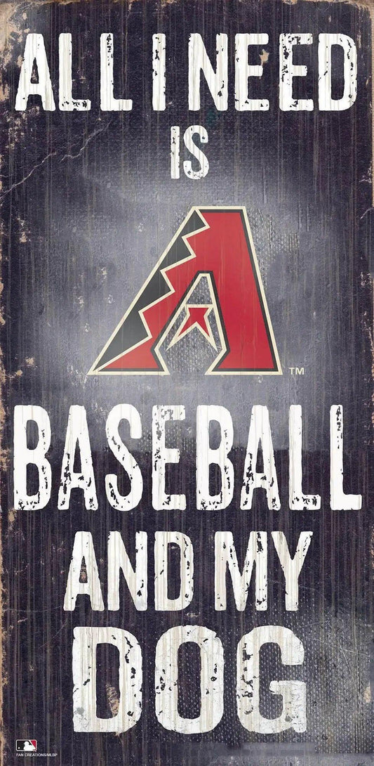  Arizona Diamondbacks Wood Sign 6x12 Baseball Dog Design -  ToylandEU™