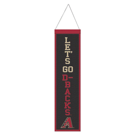 Arizona Diamondbacks Wool Banner 8x32 Heritage Slogan - ToylandEU