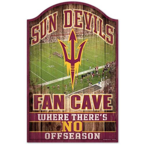 Arizona State Sun Devils 11x17 Wood Sign Fan Cave Decor - ToylandEU