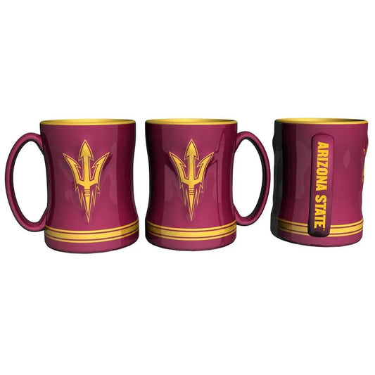  Arizona State Sun Devils 14oz Sculpted Relief Coffee Mug -  ToylandEU™