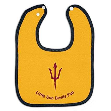 Arizona State Sun Devils Baby Bib Two Tone Snap Style - ToylandEU