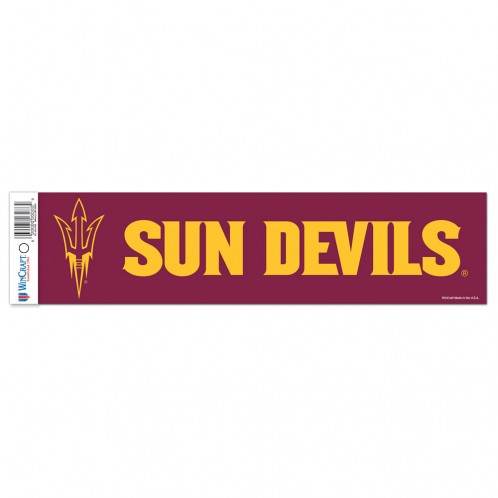 Arizona State Sun Devils Decal Strip 3x12 Bumper Style - ToylandEU