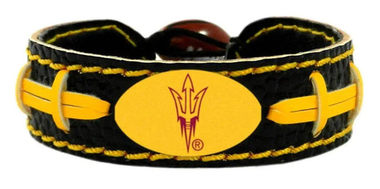  Arizona State Sun Devils Leather Bracelet Pitchfork Logo -  ToylandEU™