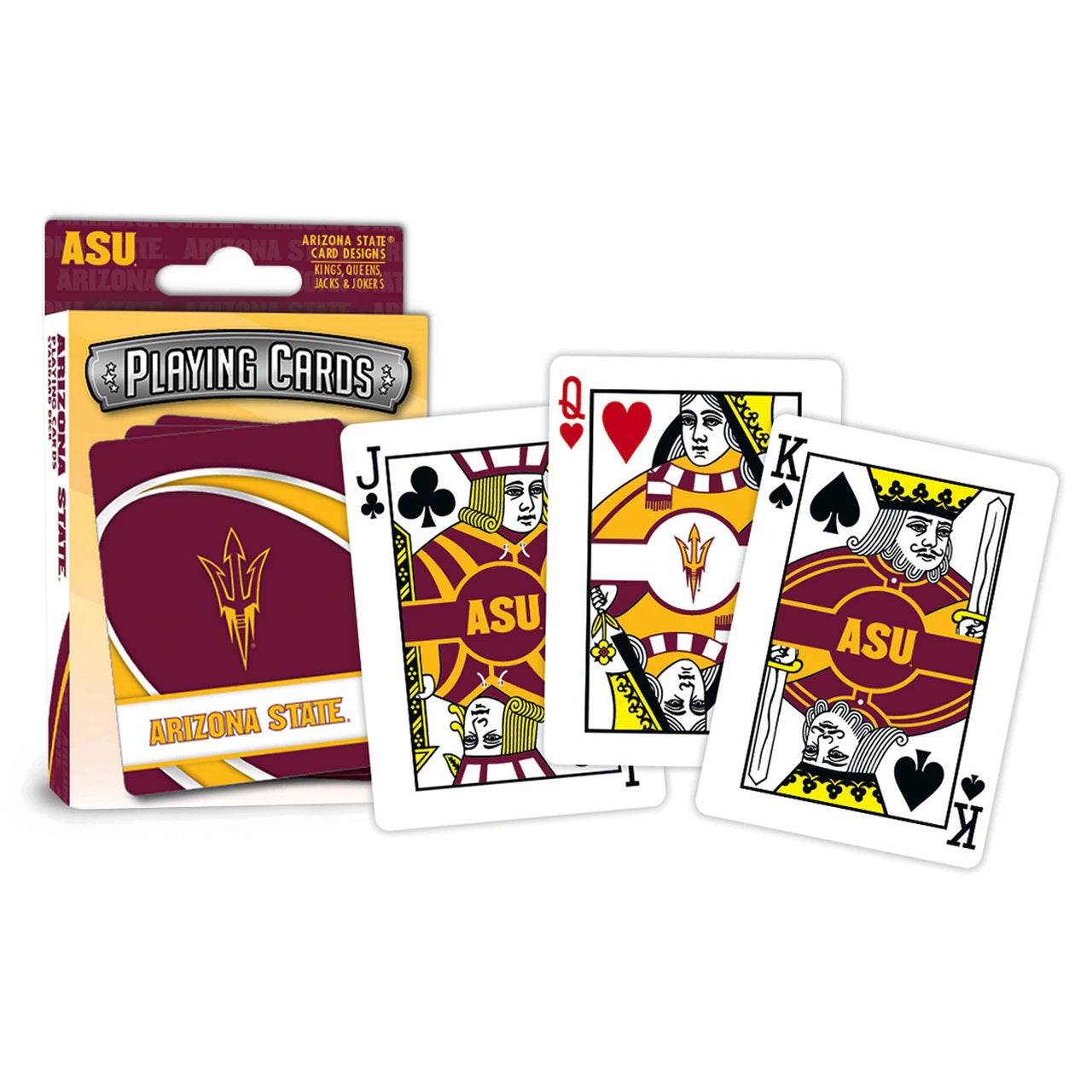 Arizona State Sun Devils Playing Cards With Team Logos Deck - ToylandEU
