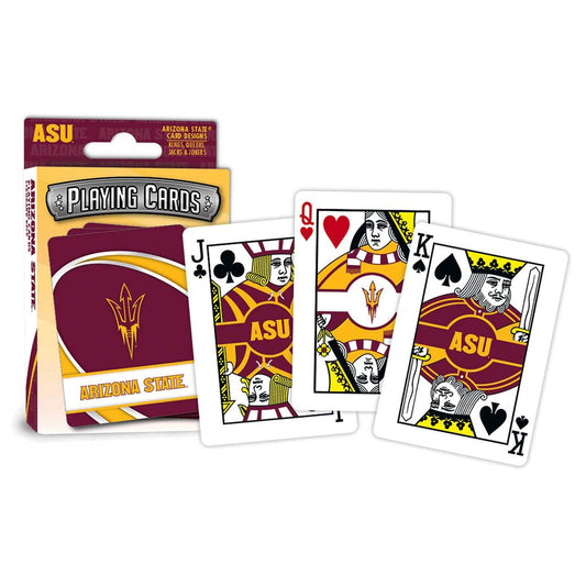 Arizona State Sun Devils Playing Cards With Team Logos Deck - ToylandEU