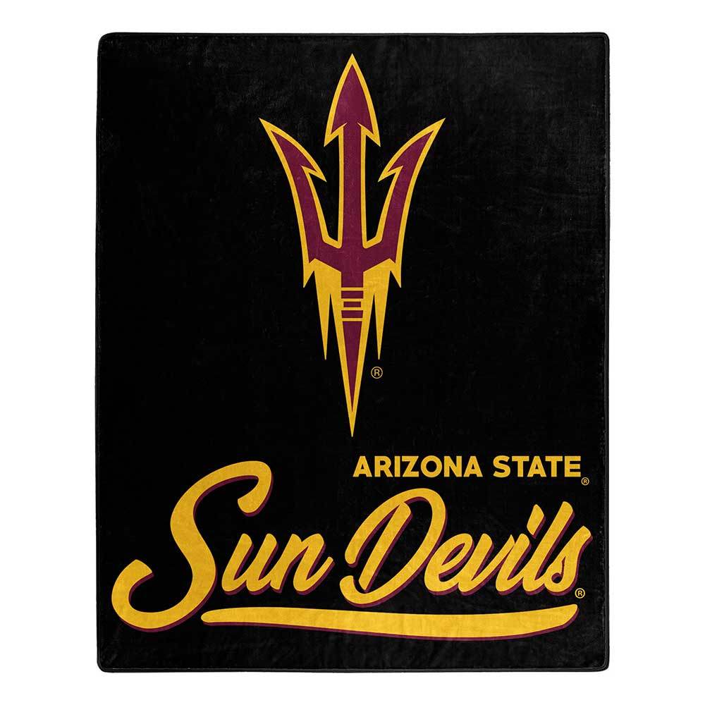 Arizona State Sun Devils Raschel Signature Blanket 50x60 - ToylandEU