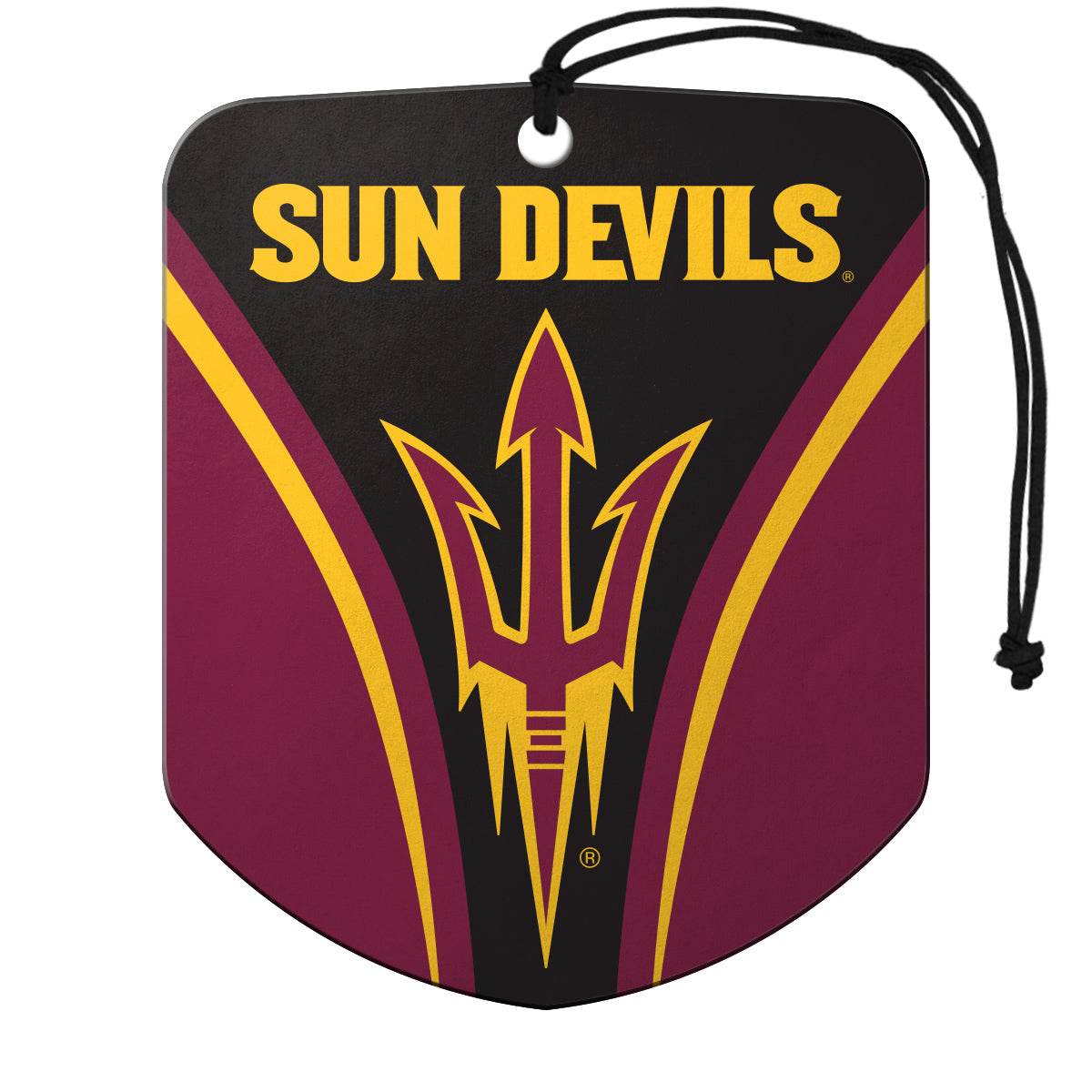 Arizona State Sun Devils Shield Design Air Freshener 2 Pack - ToylandEU