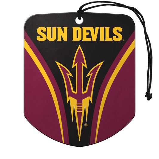 Arizona State Sun Devils Shield Design Air Freshener 2 Pack - ToylandEU