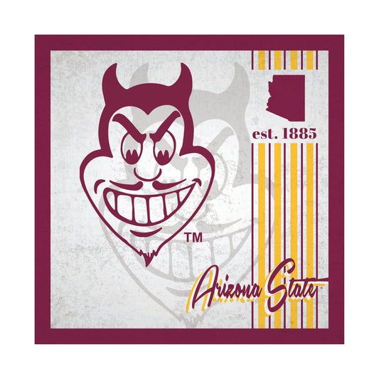 Arizona State Sun Devils Wood Sign 10x10 Album Design - ToylandEU