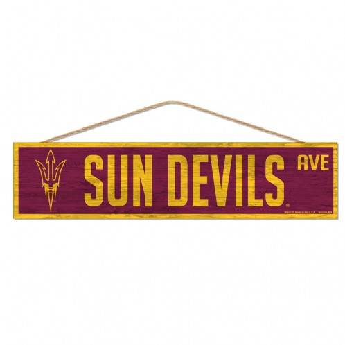 Arizona State Sun Devils Wood Sign 4x17 Inches Wincraft - ToylandEU