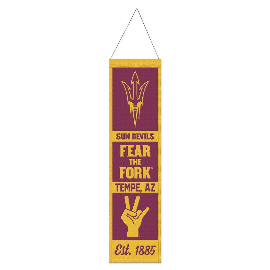 Arizona State Sun Devils Wool Banner 8x32 Heritage Design - ToylandEU
