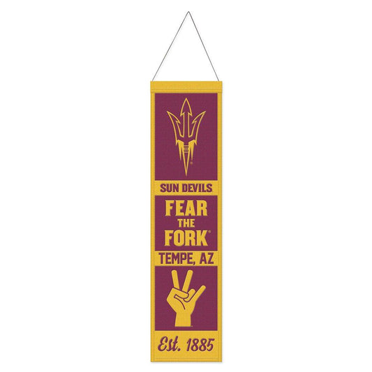 Arizona State Sun Devils Wool Banner 8x32 Heritage Design - ToylandEU