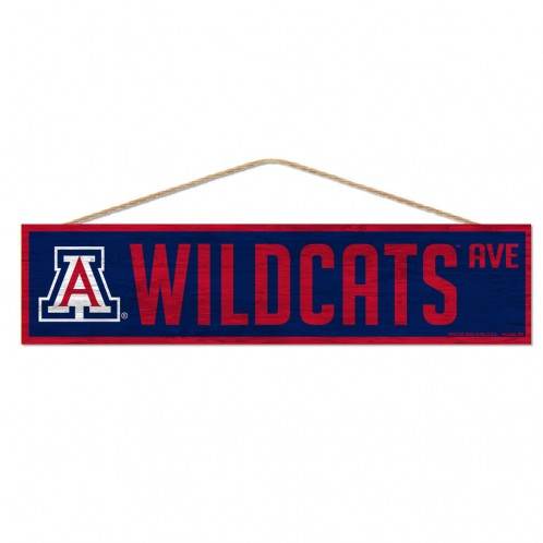 Arizona Wildcats 4x17 Wood Sign With Team Logo By Wincraft - ToylandEU
