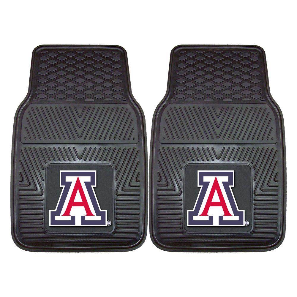 Arizona Wildcats Car Mats Heavy Duty Vinyl 2 Piece Set - ToylandEU