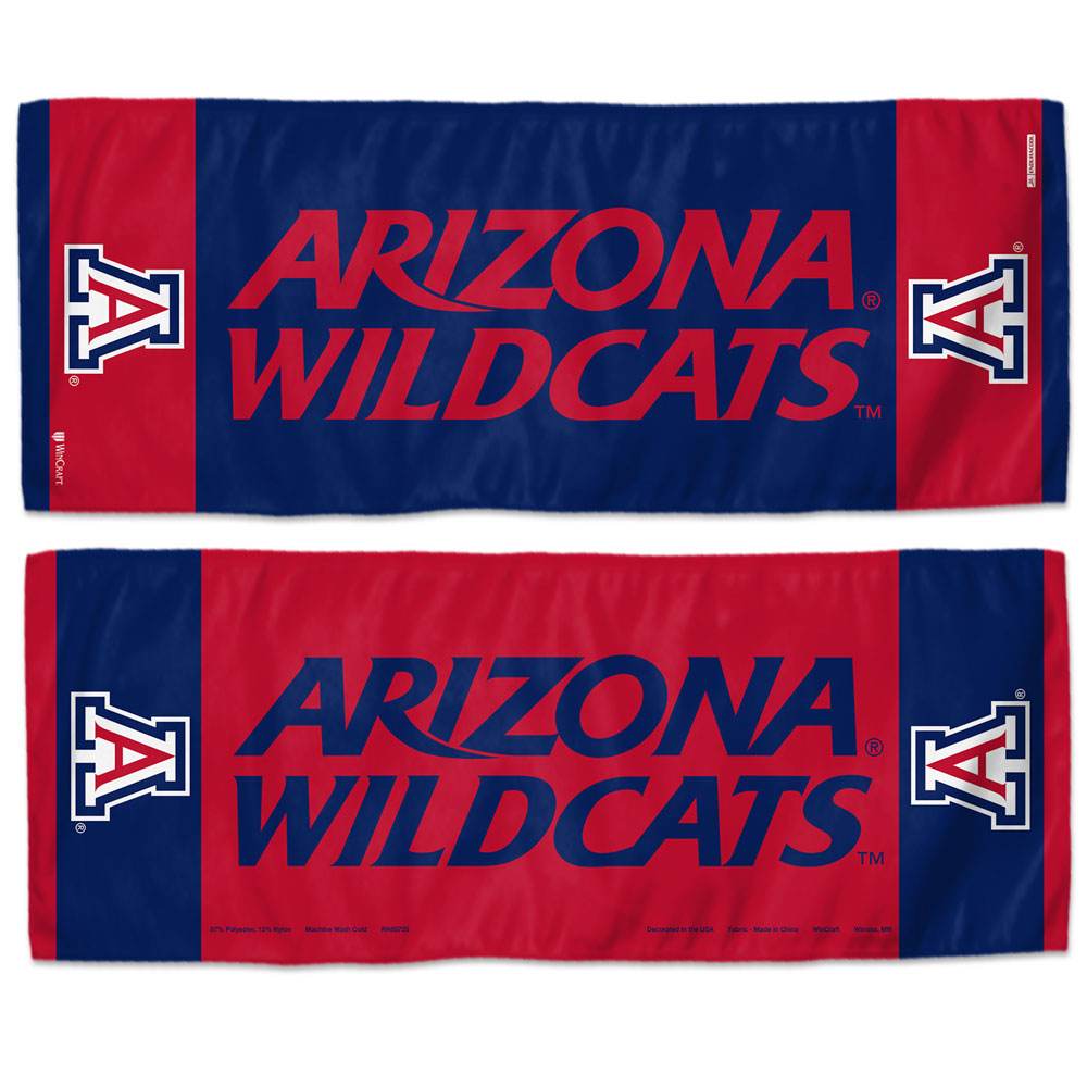 Arizona Wildcats Cooling Towel 12x30 Performance Polyester - ToylandEU