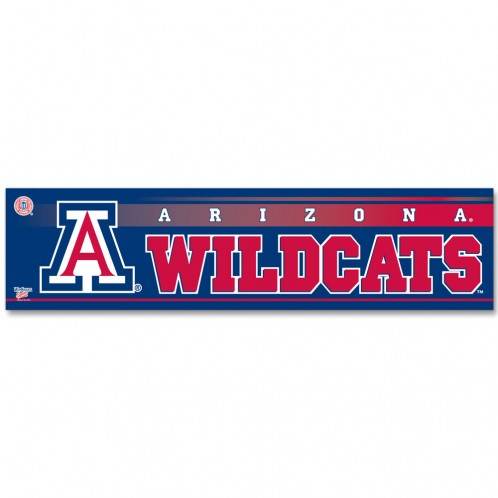 Arizona Wildcats Decal 3x12 Inch Bumper Strip Special Order - ToylandEU