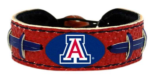 Arizona Wildcats Leather Bracelet With Team Color Football - ToylandEU