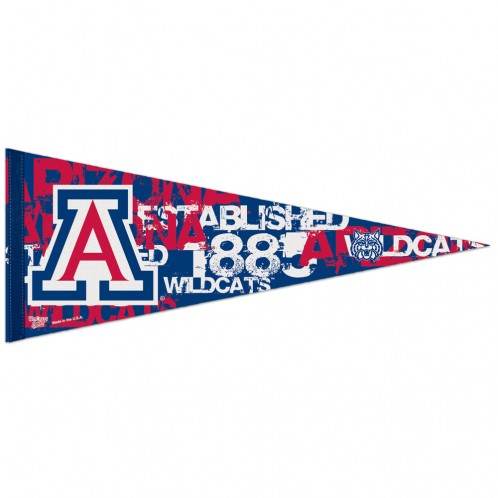 Arizona Wildcats Premium Pennant 12x30 Wool Felt Wincraft - ToylandEU