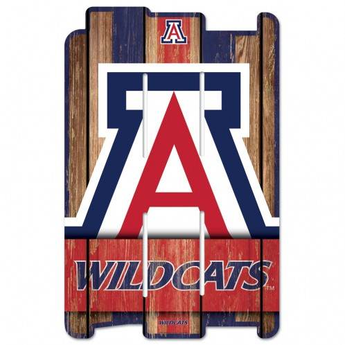 Arizona Wildcats Sign 11x17 Wood Fence Style Special Order - ToylandEU