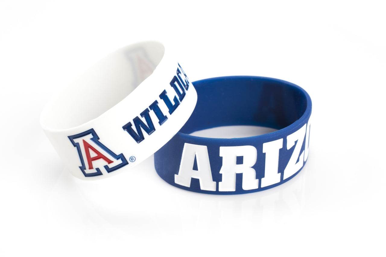 Arizona Wildcats Wide Bracelets 2 Pack Officially Licensed - ToylandEU