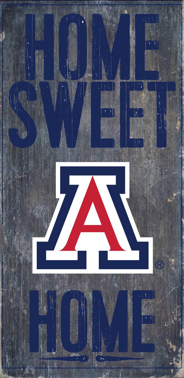 Arizona Wildcats Wood Sign Home Sweet Home 6x12 Rope - ToylandEU