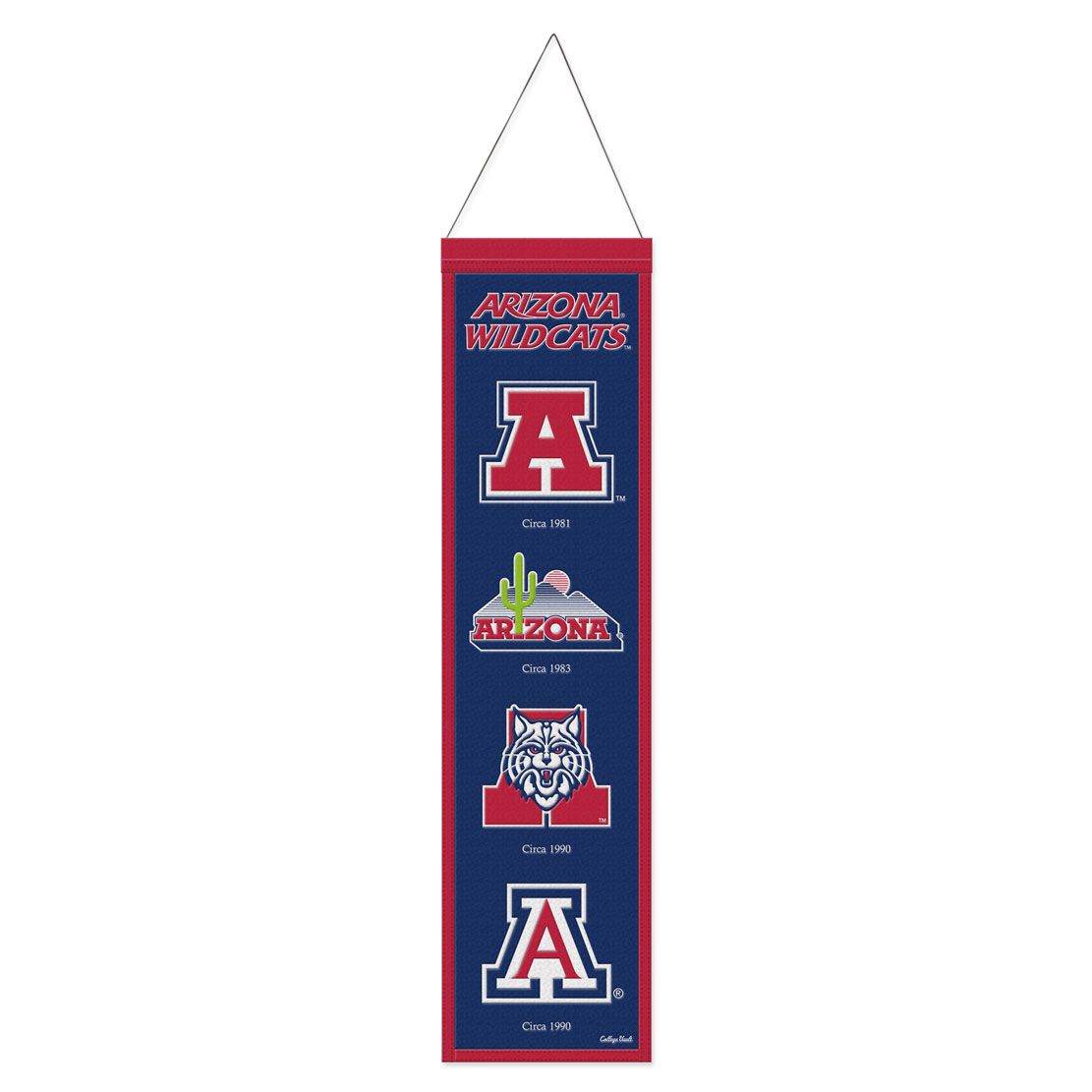Arizona Wildcats Wool Banner 8x32 Heritage Evolution Design - ToylandEU